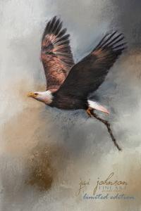 New Limited Edition Bald Eagle Art titled Stick Delivery